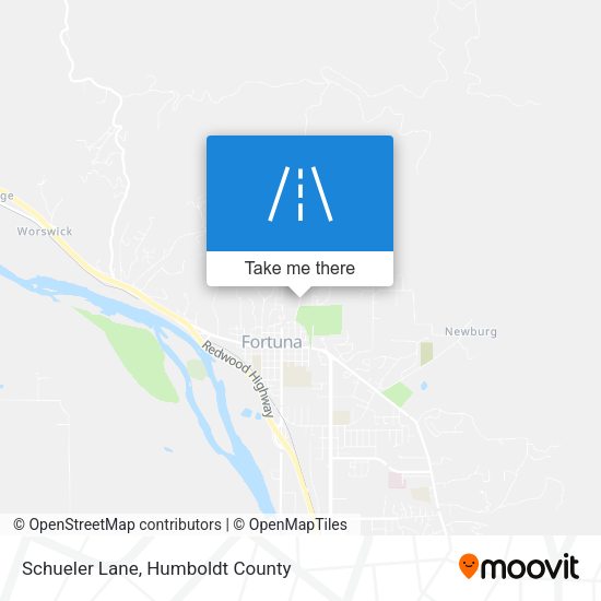 Schueler Lane map