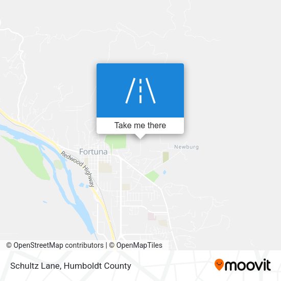 Schultz Lane map