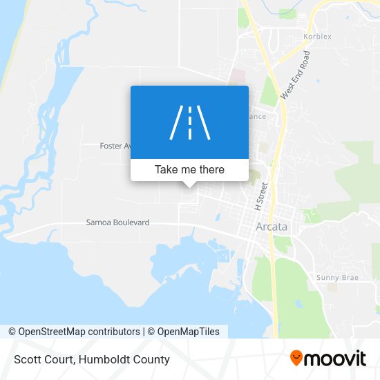 Mapa de Scott Court