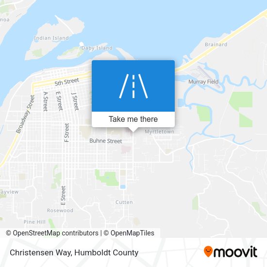 Christensen Way map