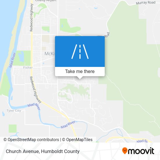 Church Avenue map