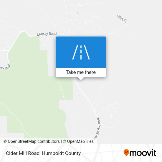 Cider Mill Road map