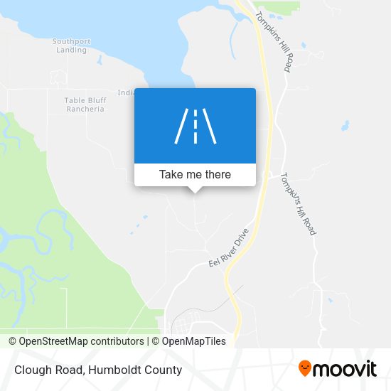 Mapa de Clough Road