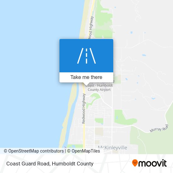 Mapa de Coast Guard Road