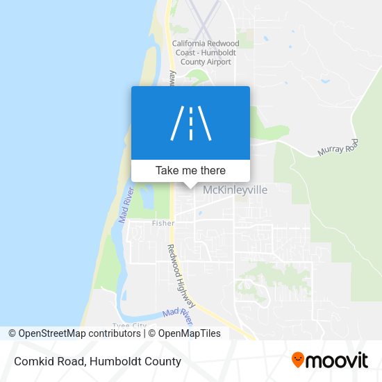 Mapa de Comkid Road