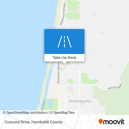 Concord Drive map