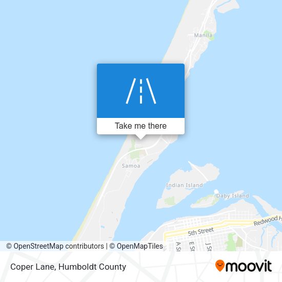 Coper Lane map