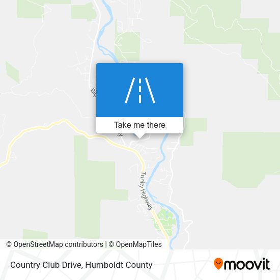 Country Club Drive map