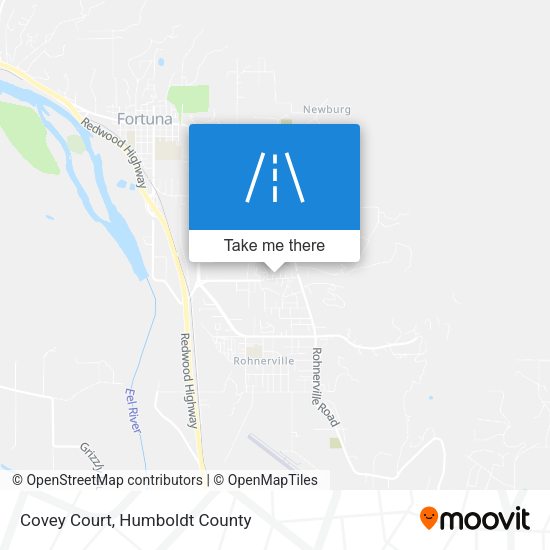Covey Court map