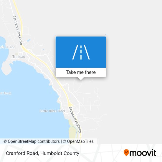 Cranford Road map