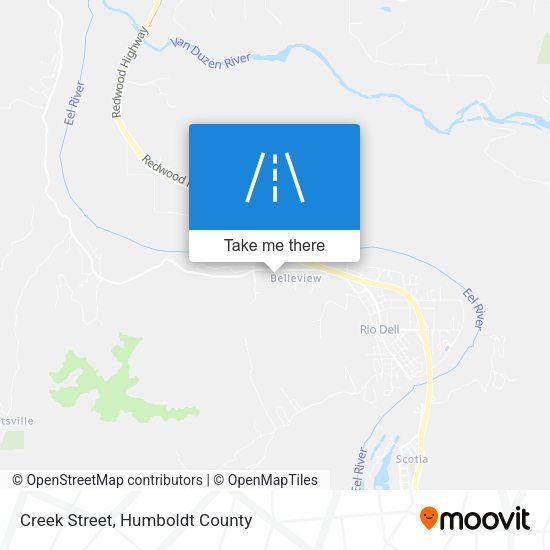 Creek Street map