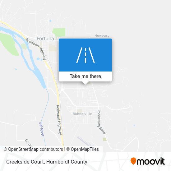 Creekside Court map