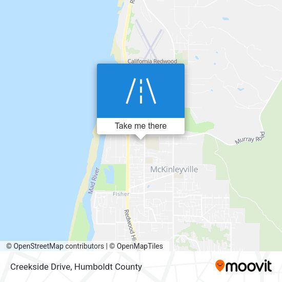 Creekside Drive map