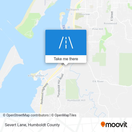 Severt Lane map
