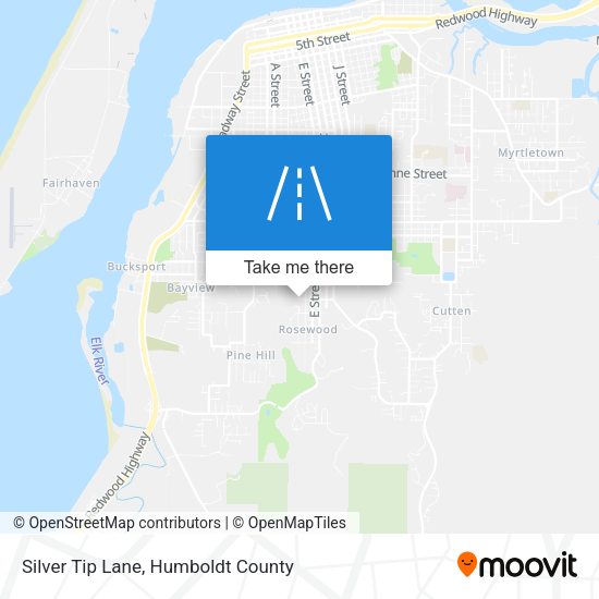 Silver Tip Lane map
