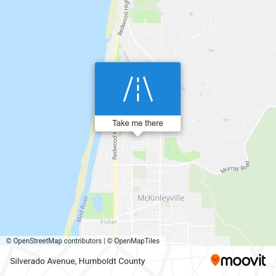 Silverado Avenue map