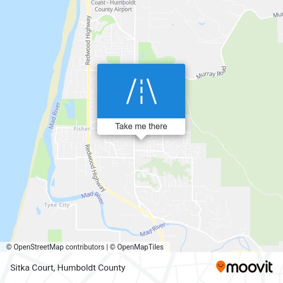 Mapa de Sitka Court