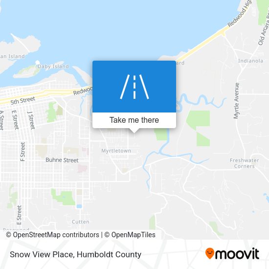 Snow View Place map