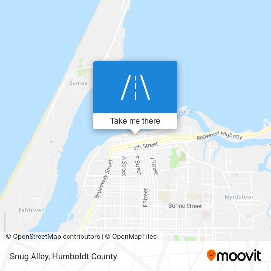 Snug Alley map