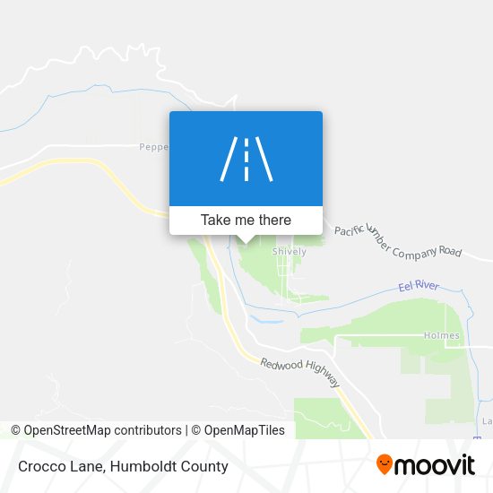 Mapa de Crocco Lane
