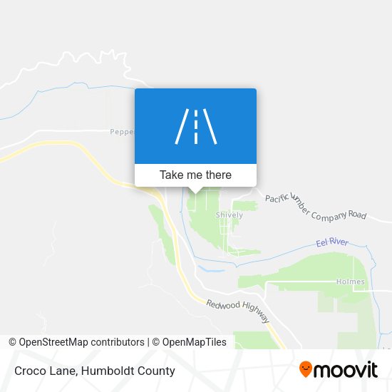 Croco Lane map