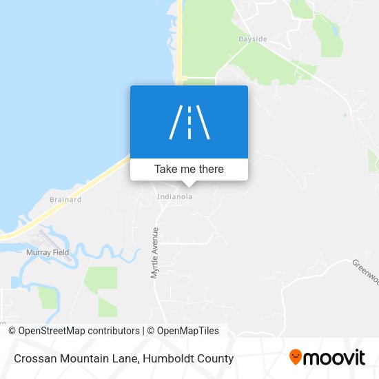 Mapa de Crossan Mountain Lane
