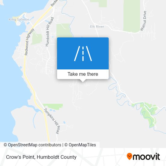 Crow's Point map