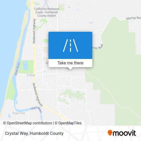 Mapa de Crystal Way
