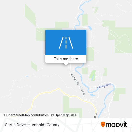 Curtis Drive map