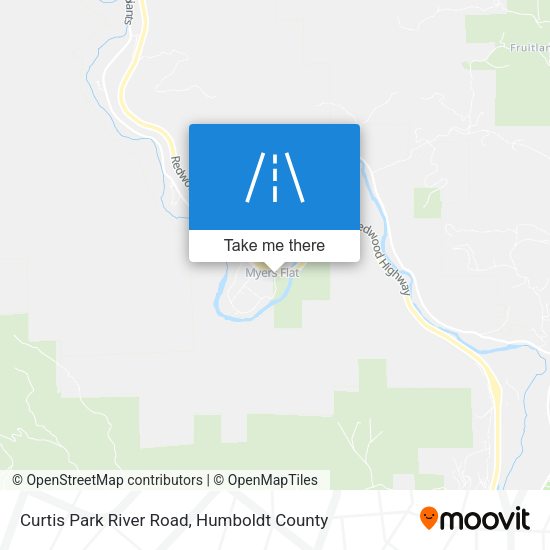 Curtis Park River Road map