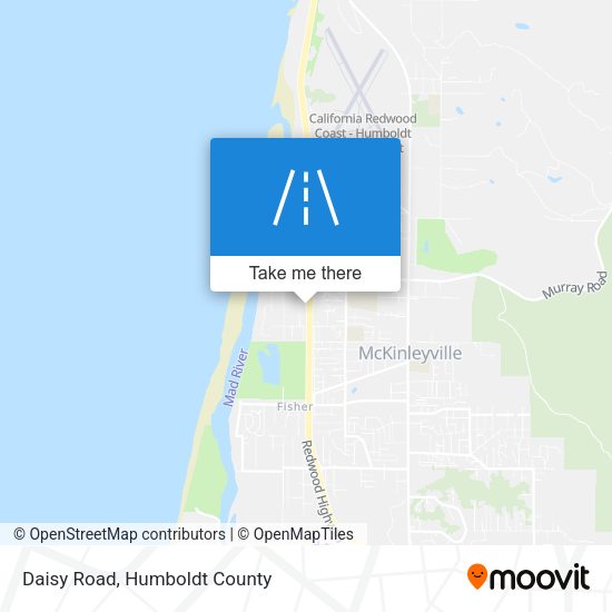 Mapa de Daisy Road
