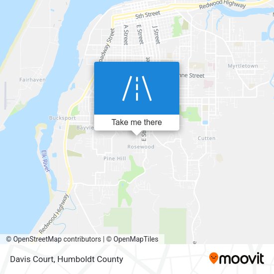 Mapa de Davis Court