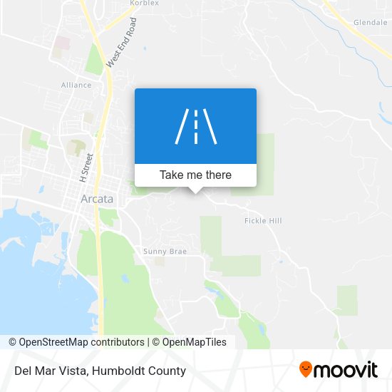 Del Mar Vista map