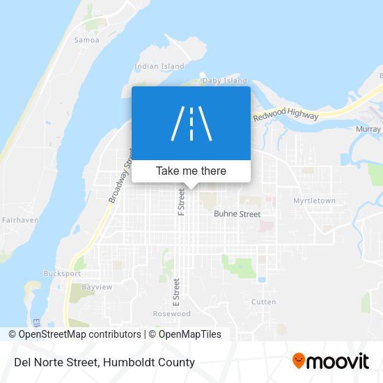 Del Norte Street map