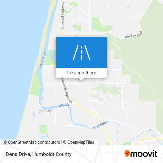 Dena Drive map