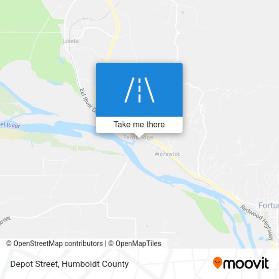 Depot Street map
