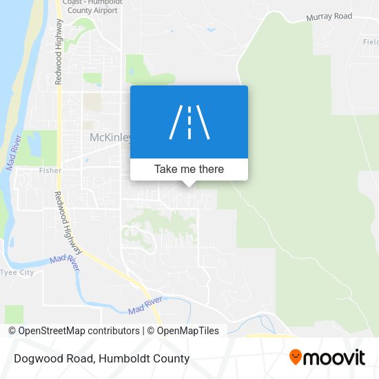 Dogwood Road map