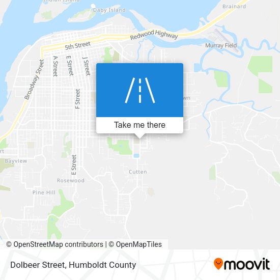 Dolbeer Street map