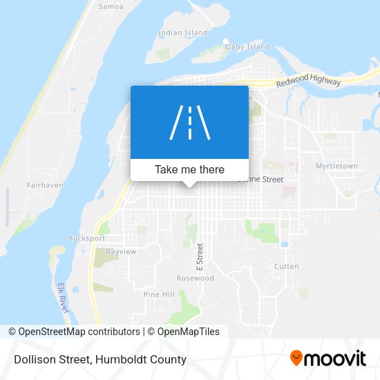 Dollison Street map