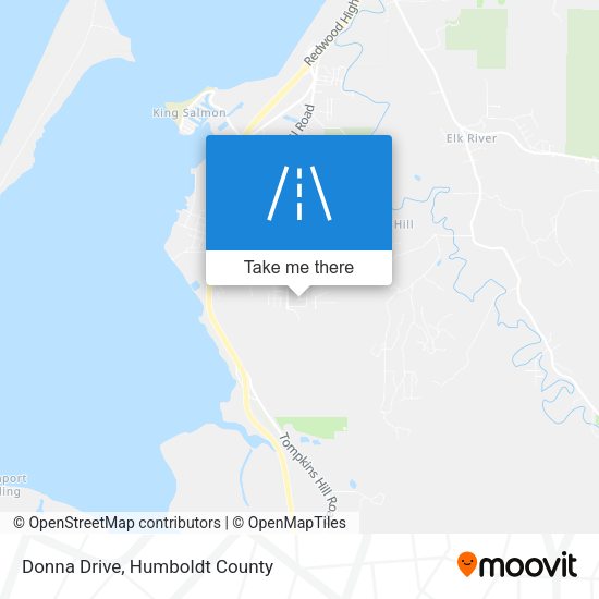 Donna Drive map