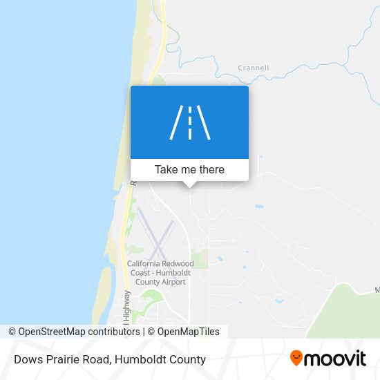 Mapa de Dows Prairie Road