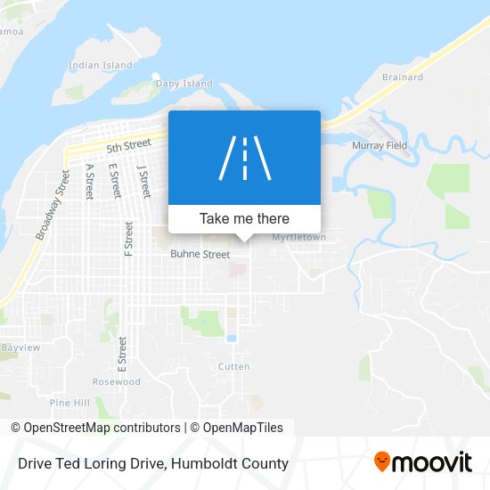 Drive Ted Loring Drive map