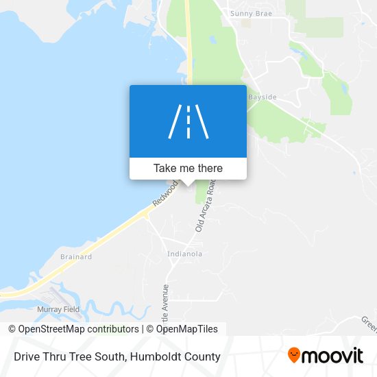 Drive Thru Tree South map