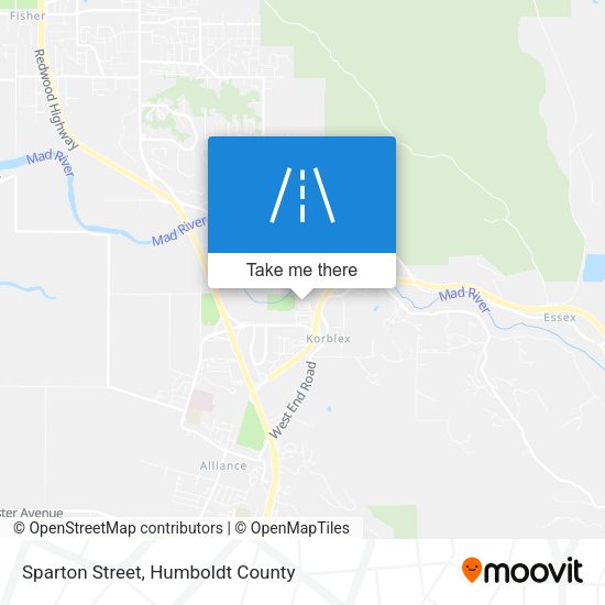 Sparton Street map