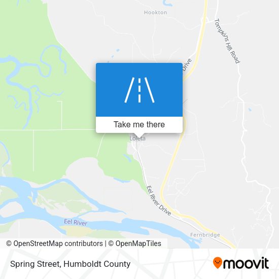 Spring Street map