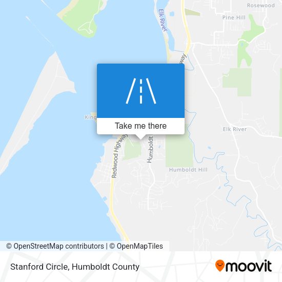 Stanford Circle map