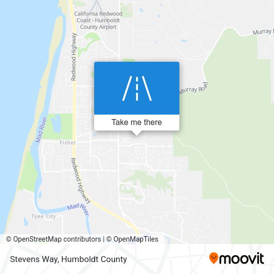 Stevens Way map