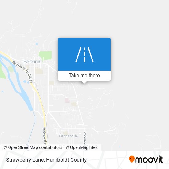 Strawberry Lane map