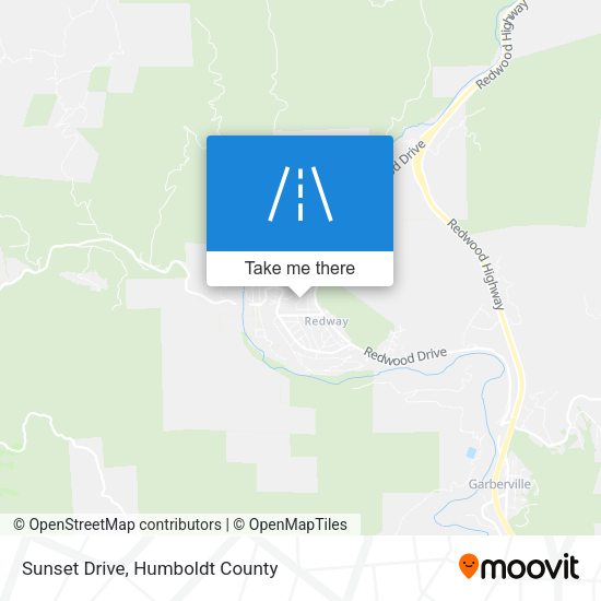 Sunset Drive map