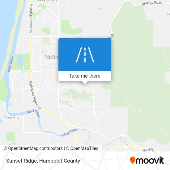 Sunset Ridge map